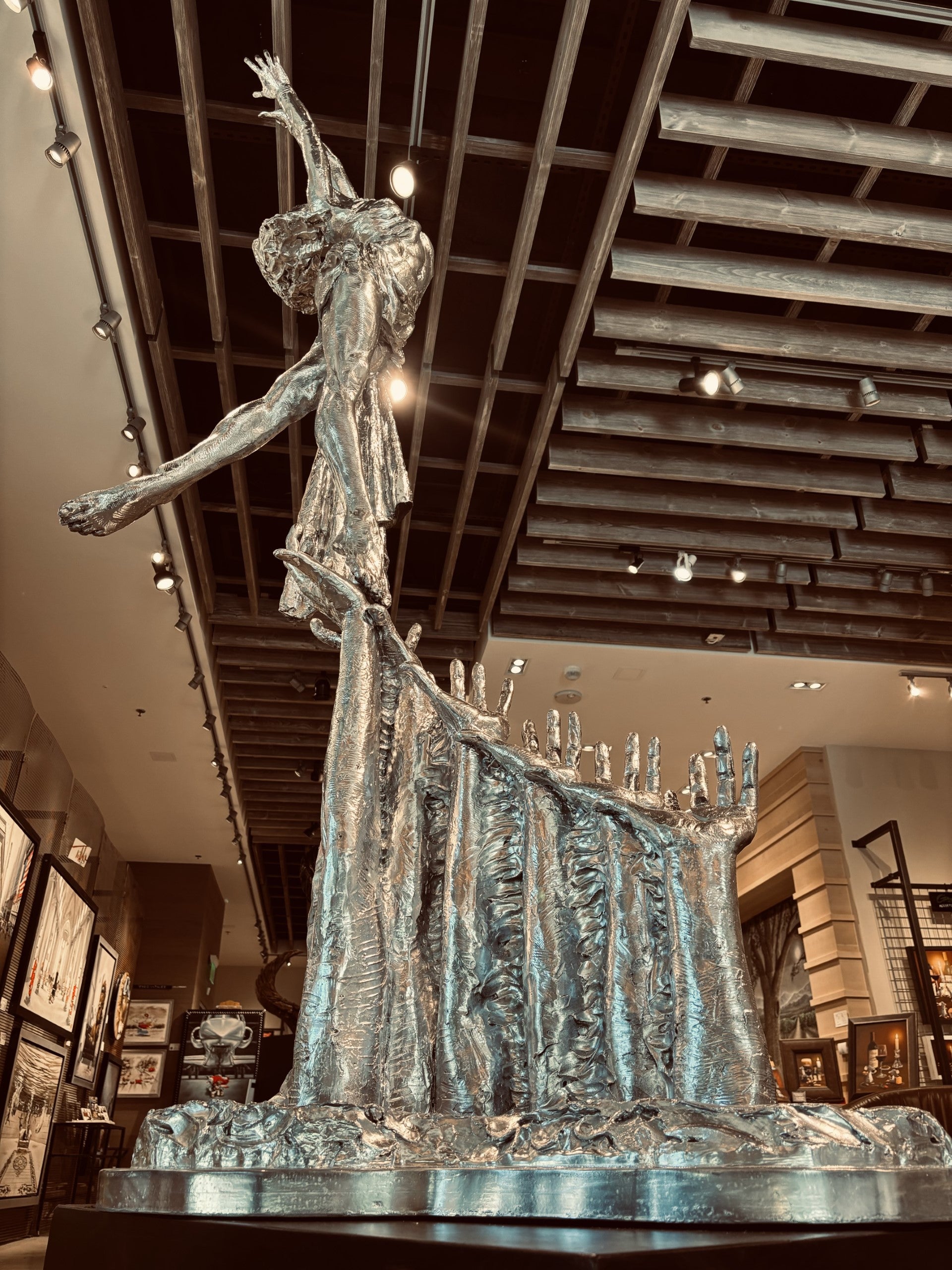 Rise sculpture by Mario Chiodo at Gallery 1870 - FINE ART NAPA