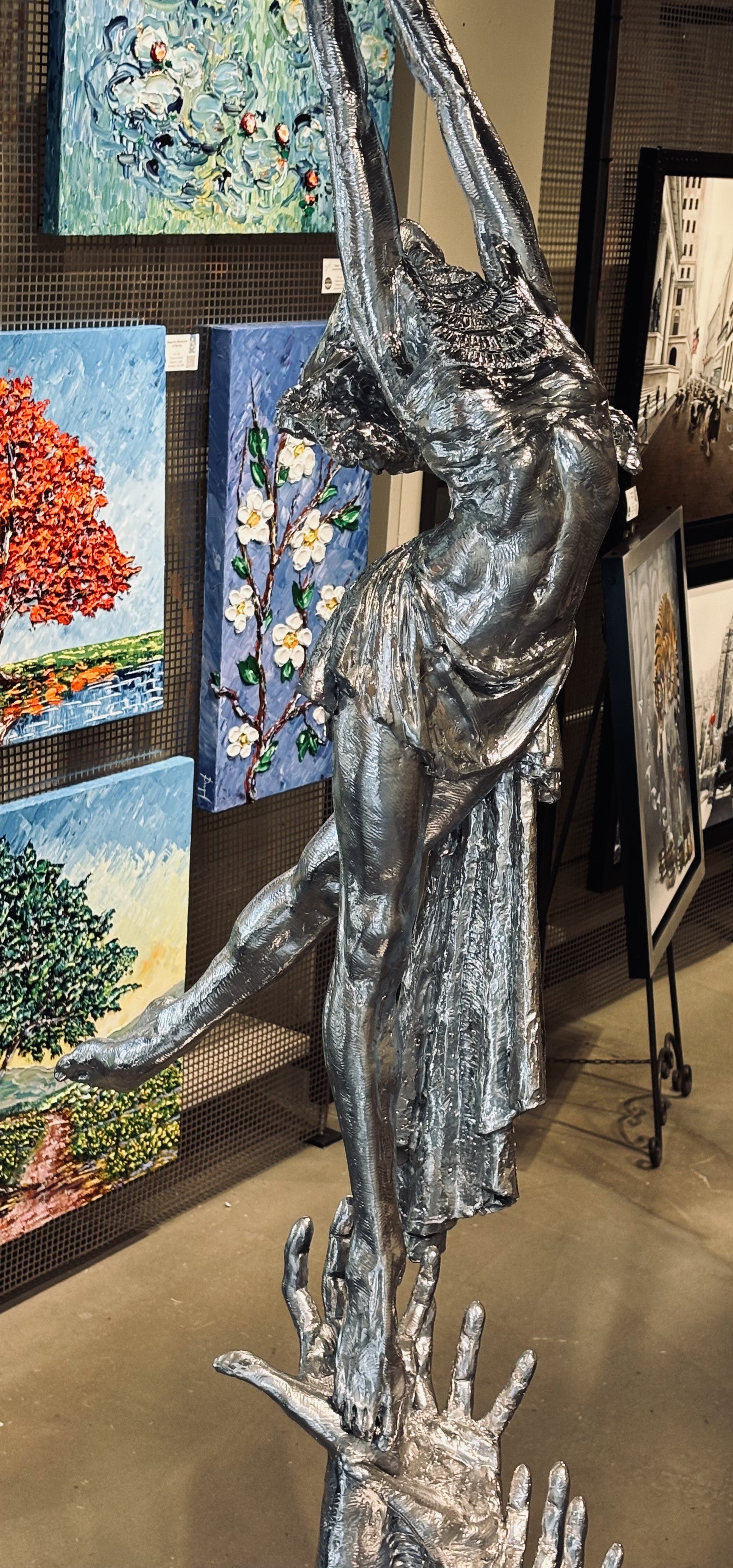 Rise sculpture by Mario Chiodo at Gallery 1870 - FINE ART NAPA