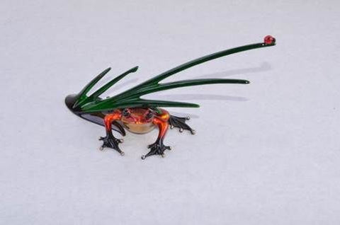 CHILI PEPPER - Limited Edition Bronze Sculpture by Frogman - 8 x 2 x 6"