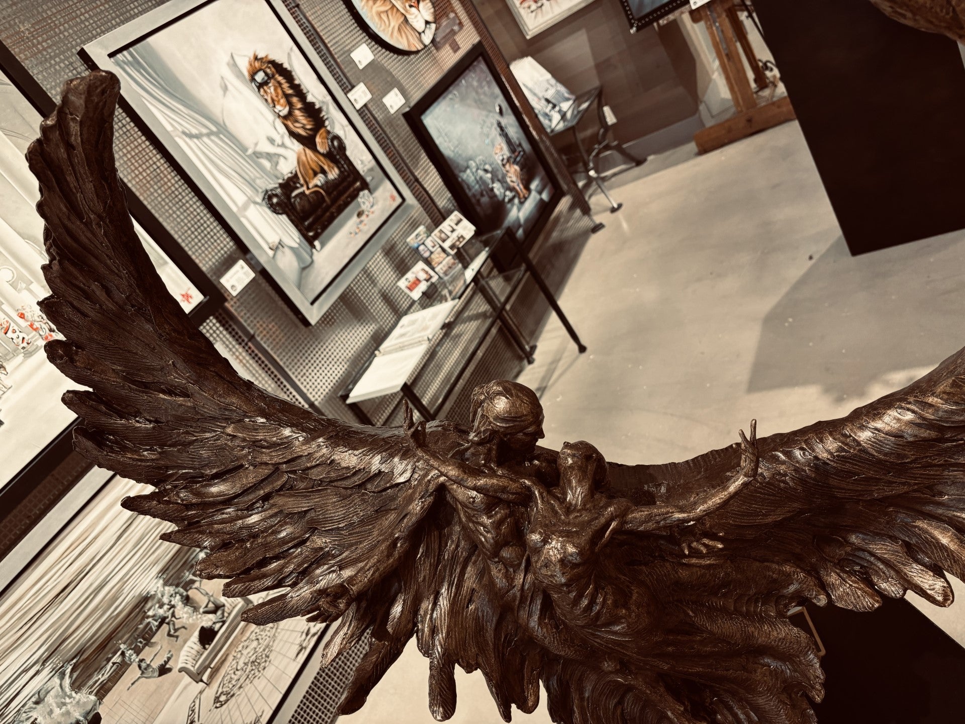 Eternal Love sculpture by Mario Chiodo at Gallery 1870 - FINE ART NAPA