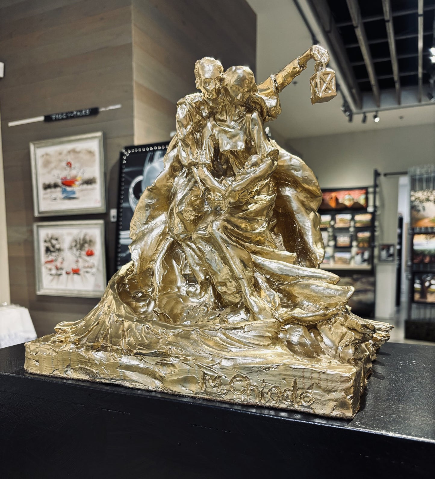 A Mother's Love sculpture by Mario Chiodo at Gallery 1870 - FINE ART NAPA