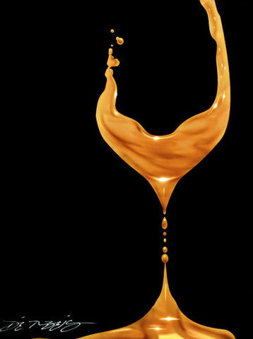 No Glass Required - original abstract by Chris DeRubeis