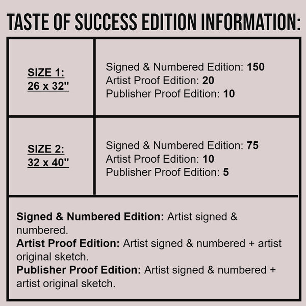 Eric Christensen - Taste of Success Limited Edition Information - Gallery 1870 Napa Valley