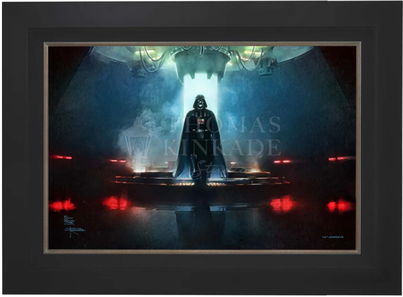 Darkness Has Arrived - Darth Vader Limited Edition Canvas art from Thomas Kinkade Studios.