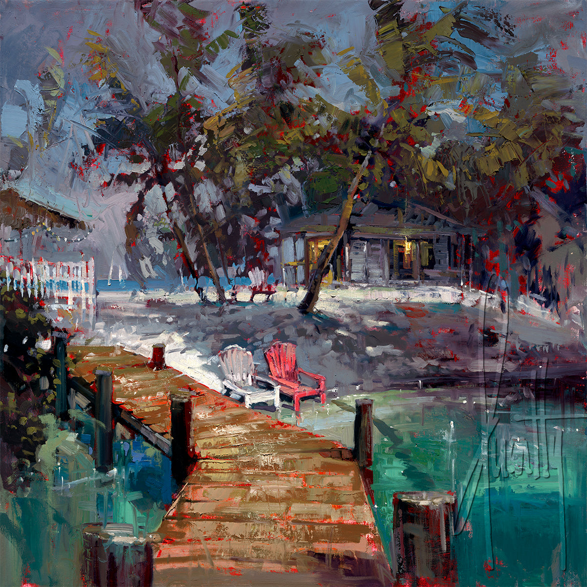 Colors of Paradise - Limited Edition Giclée on Canvas by Steven Quartly