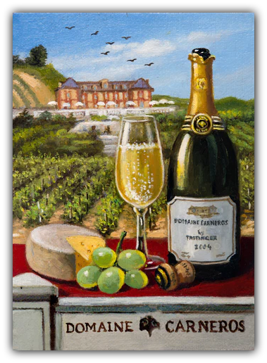 Domaine Carneros 10 x 8" - Giclée on Canvas by Imre Buvary