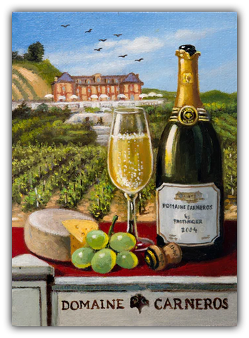 Domaine Carneros 10 x 8" - Giclée on Canvas by Imre Buvary