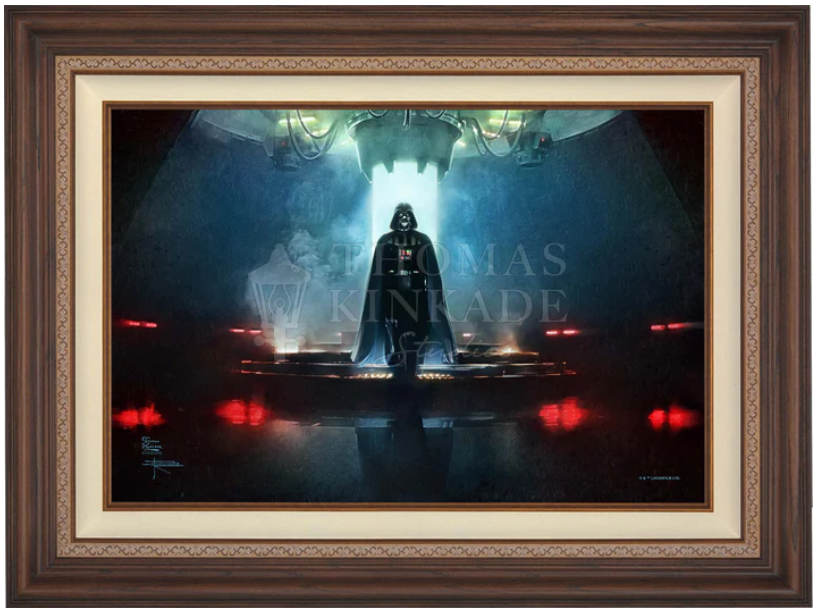Darkness Has Arrived - Darth Vader Limited Edition Canvas art from Thomas Kinkade Studios.