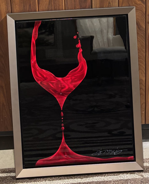 No Glass Required - original abstract by Chris DeRubeis