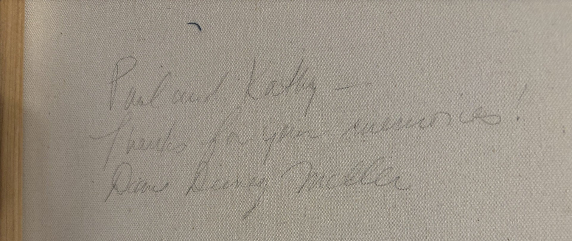 Art Dedication by Diana Disney Miller