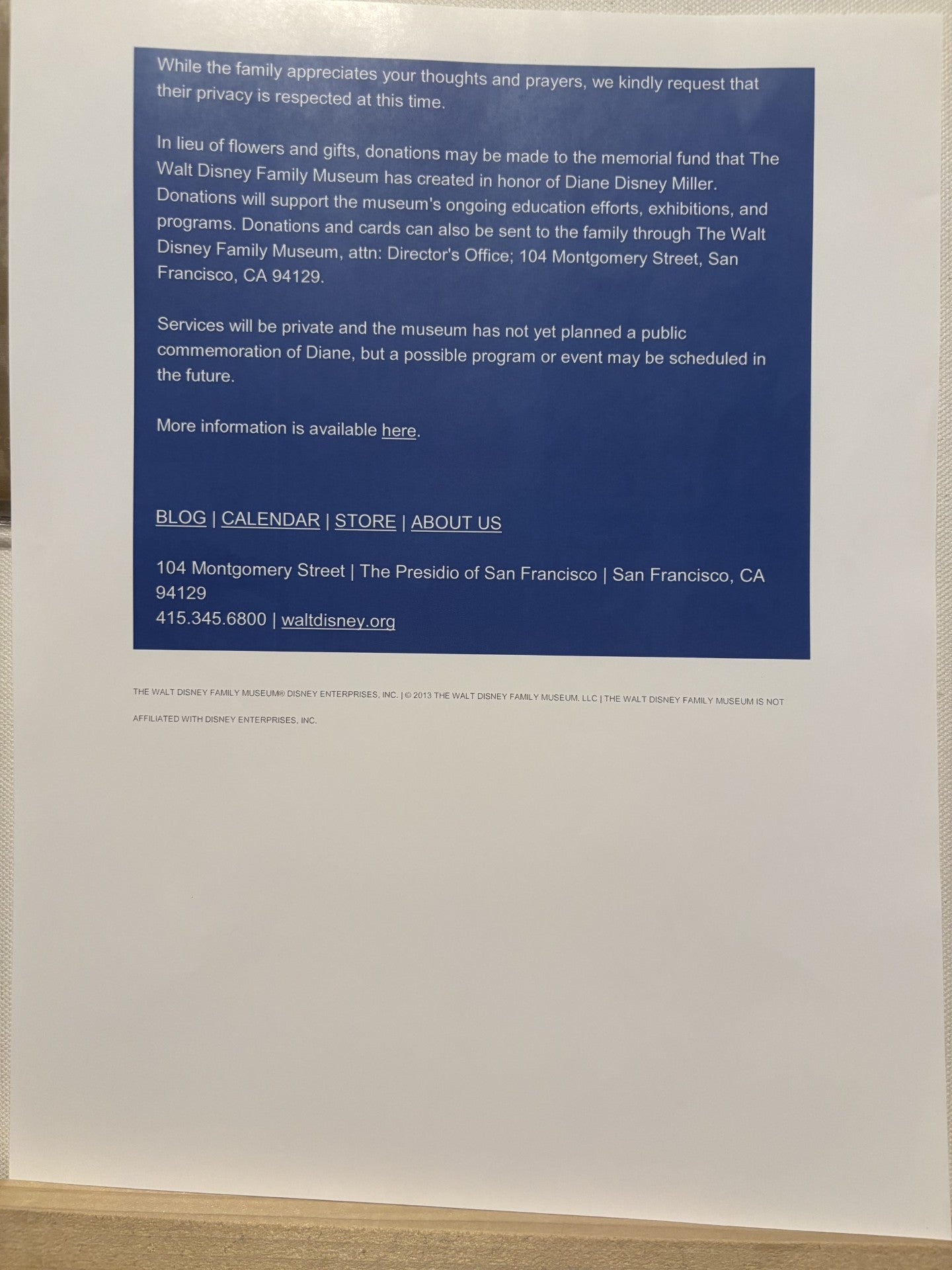 Dian Disney Miller Obit page 2