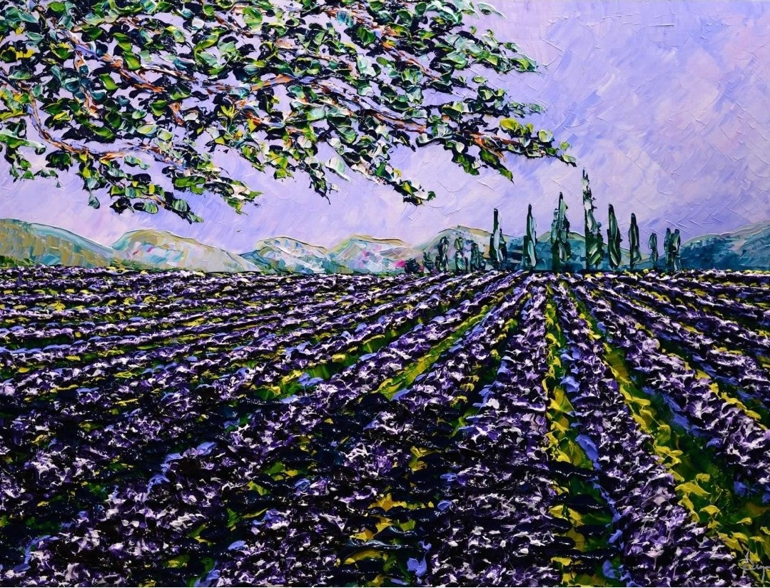 A Selection of Lavender & Purple Works by Isabelle Dupuy