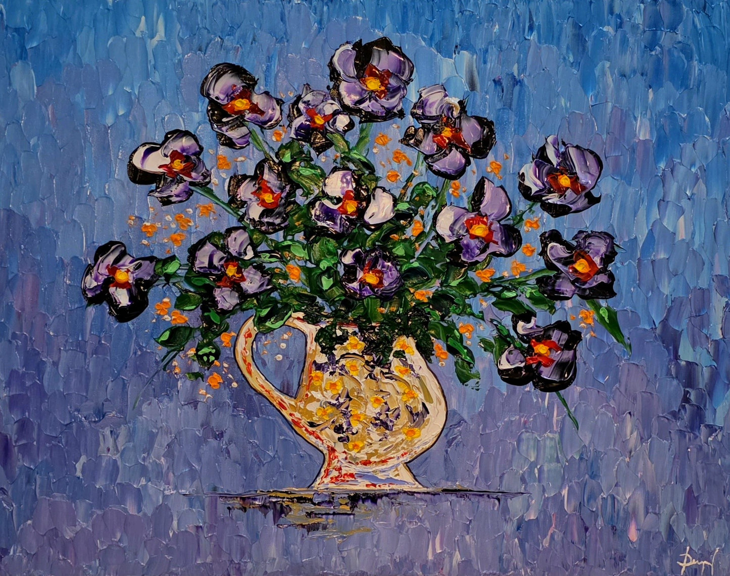 A Selection of Lavender & Purple Works by Isabelle Dupuy