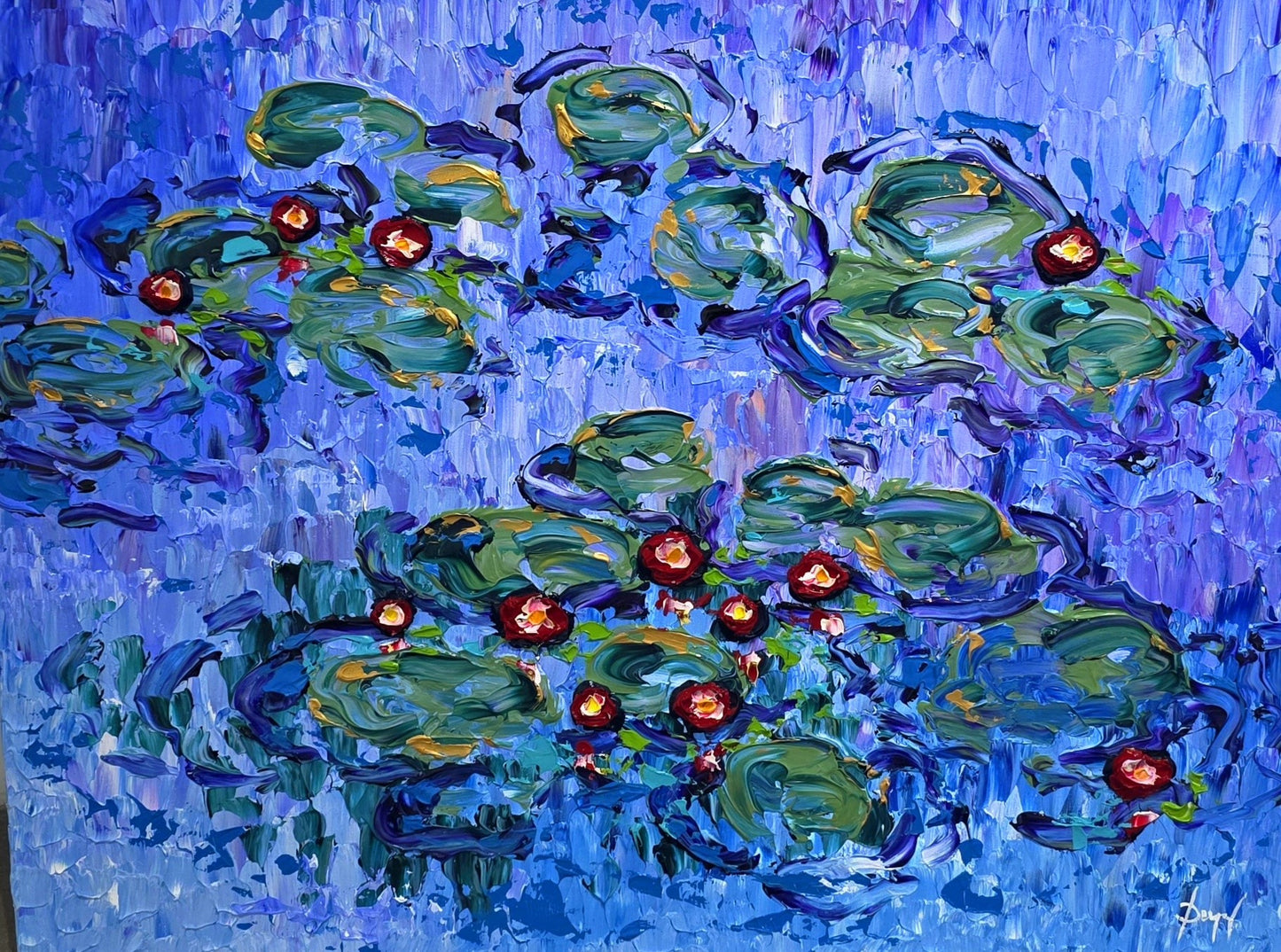 A Selection of Lavender & Purple Works by Isabelle Dupuy