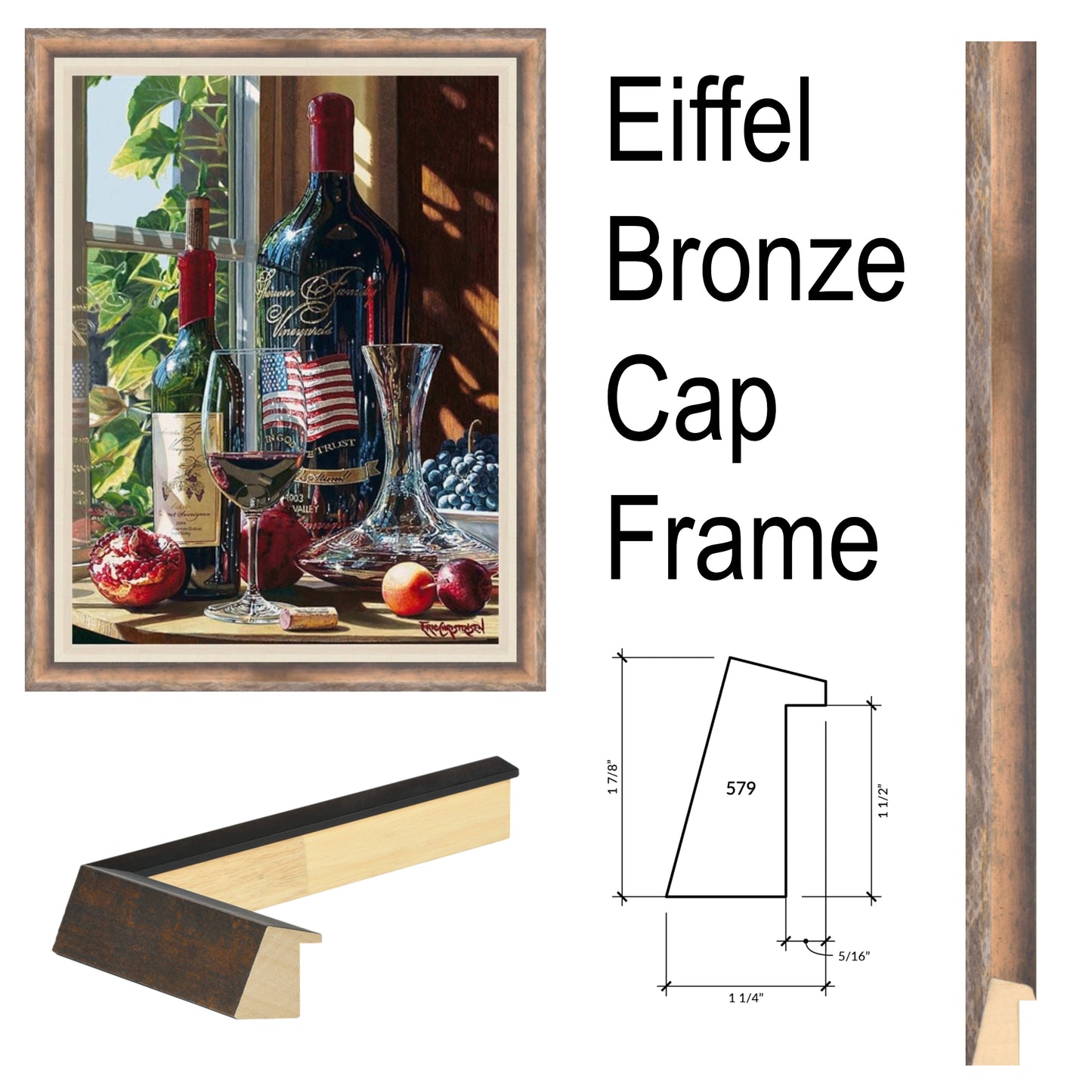 Eiffel - Bronze Cap Frame