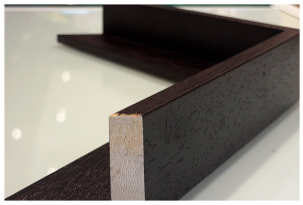 Espresso Float Frame Custom Framing