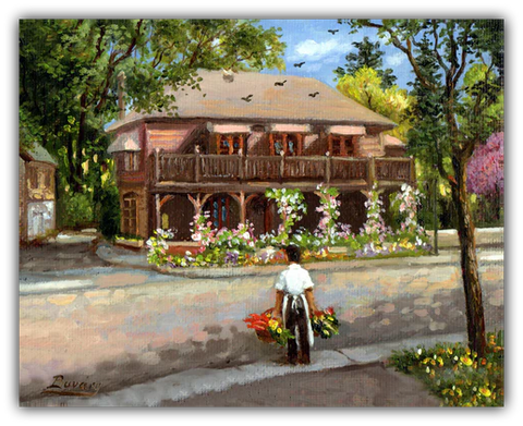 French Laundry Garden Harvest 8 x 10" - Giclée on Canvas by Imre Buvary