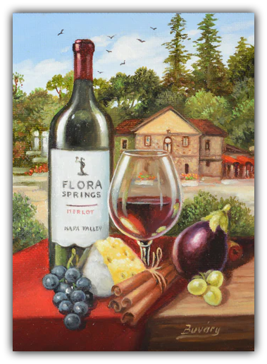 Flora Springs 10 x 8" - Giclée on Canvas by Imre Buvary