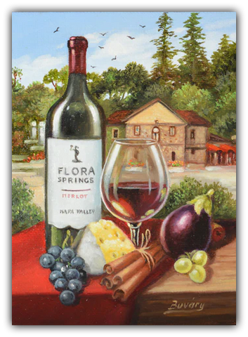 Flora Springs 10 x 8" - Giclée on Canvas by Imre Buvary