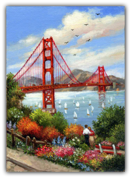 San Francisco Golden Gate Bridge fine art print by Imre Buvary