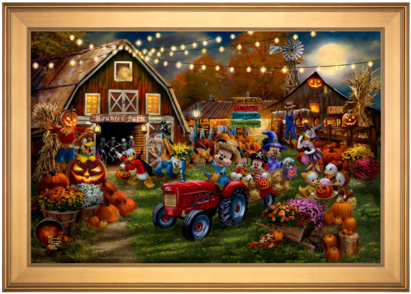 Disney Mickey and Minnie Pumpkin Festival - Limited Edition Canvas