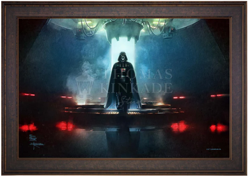 Darkness Has Arrived - Darth Vader Limited Edition Canvas art from Thomas Kinkade Studios.