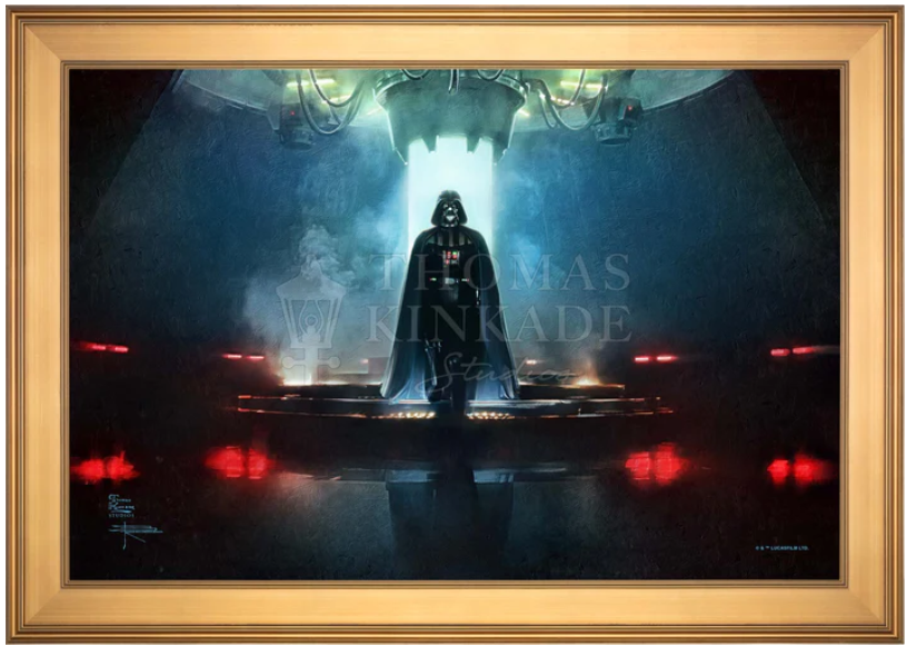 Darkness Has Arrived - Darth Vader Limited Edition Canvas art from Thomas Kinkade Studios.