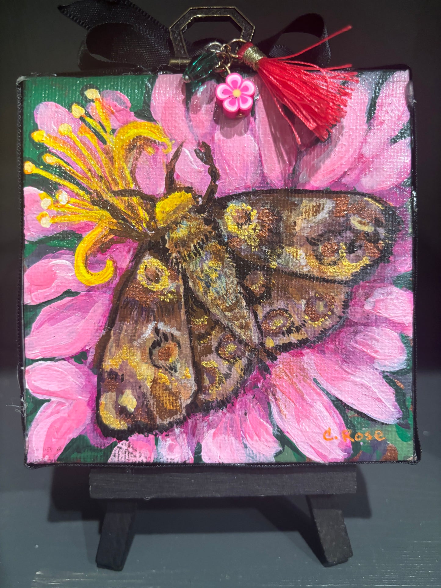 Whispers on the Wind miniature original by Charlotte Rose
