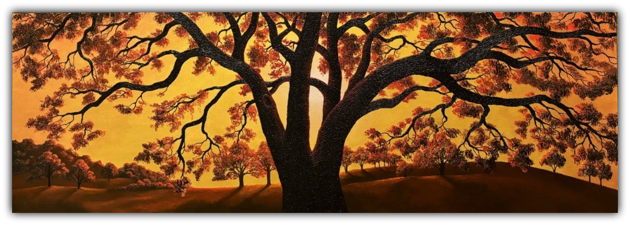 Golden Summer Twilight original painting by Patrick O'Rourke