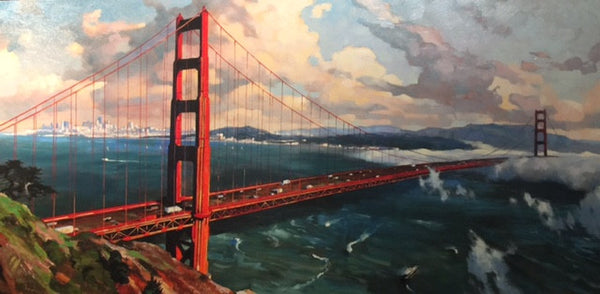 Grandeur of the Golden Gate by Leon Roulette