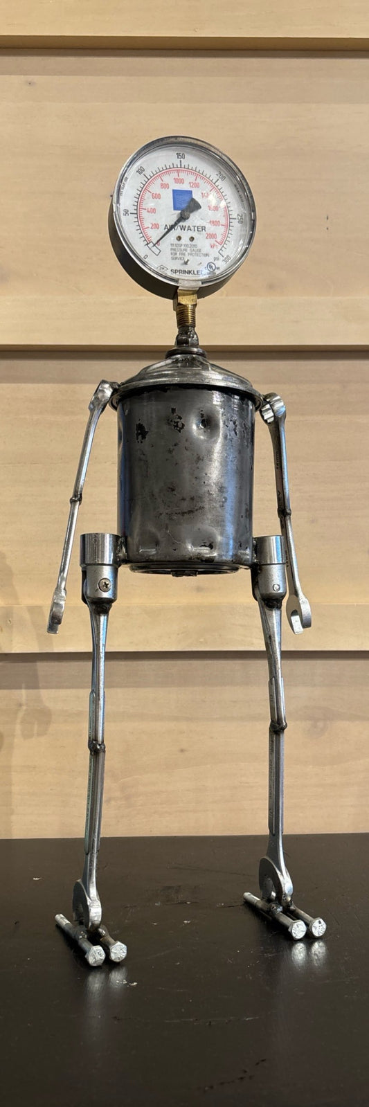 Gauge Bot - Found Metal Object Sculpture