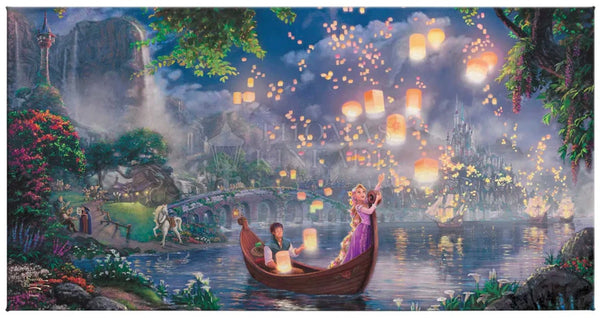 Disney Tangled Gallery Wrapped Canvas available from Thomas Kinkade Studios