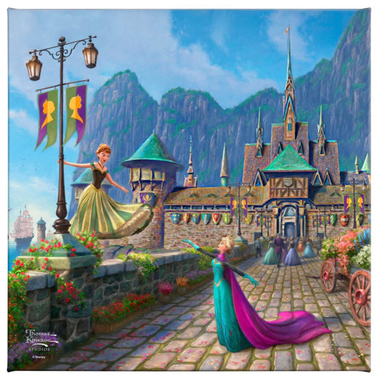 Disney Frozen Gallery Wrapped Canvas from Thomas Kinkade Studios available in 3 sizes.