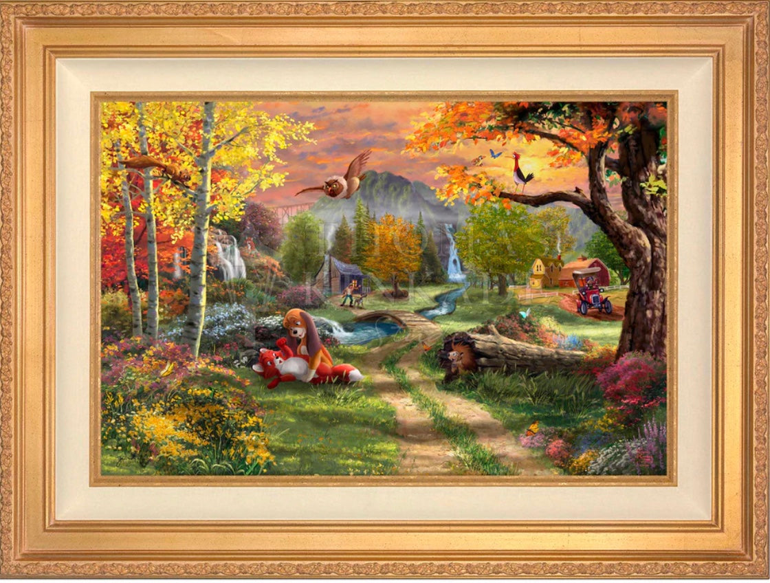 Fox and the Hound - Antique Gold
