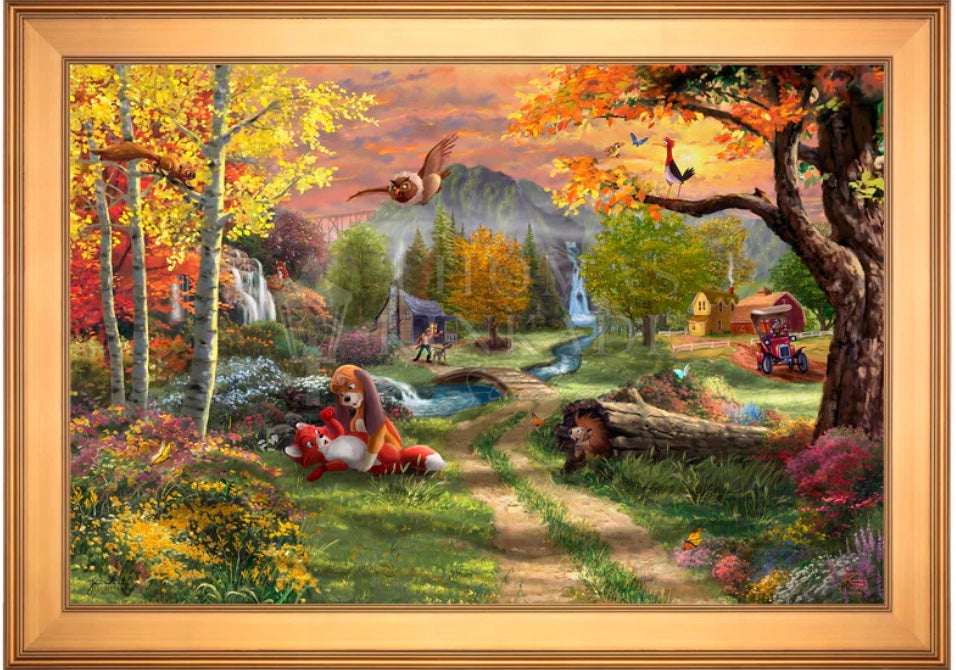 Fox and the Hound - Gallery Gold Petite