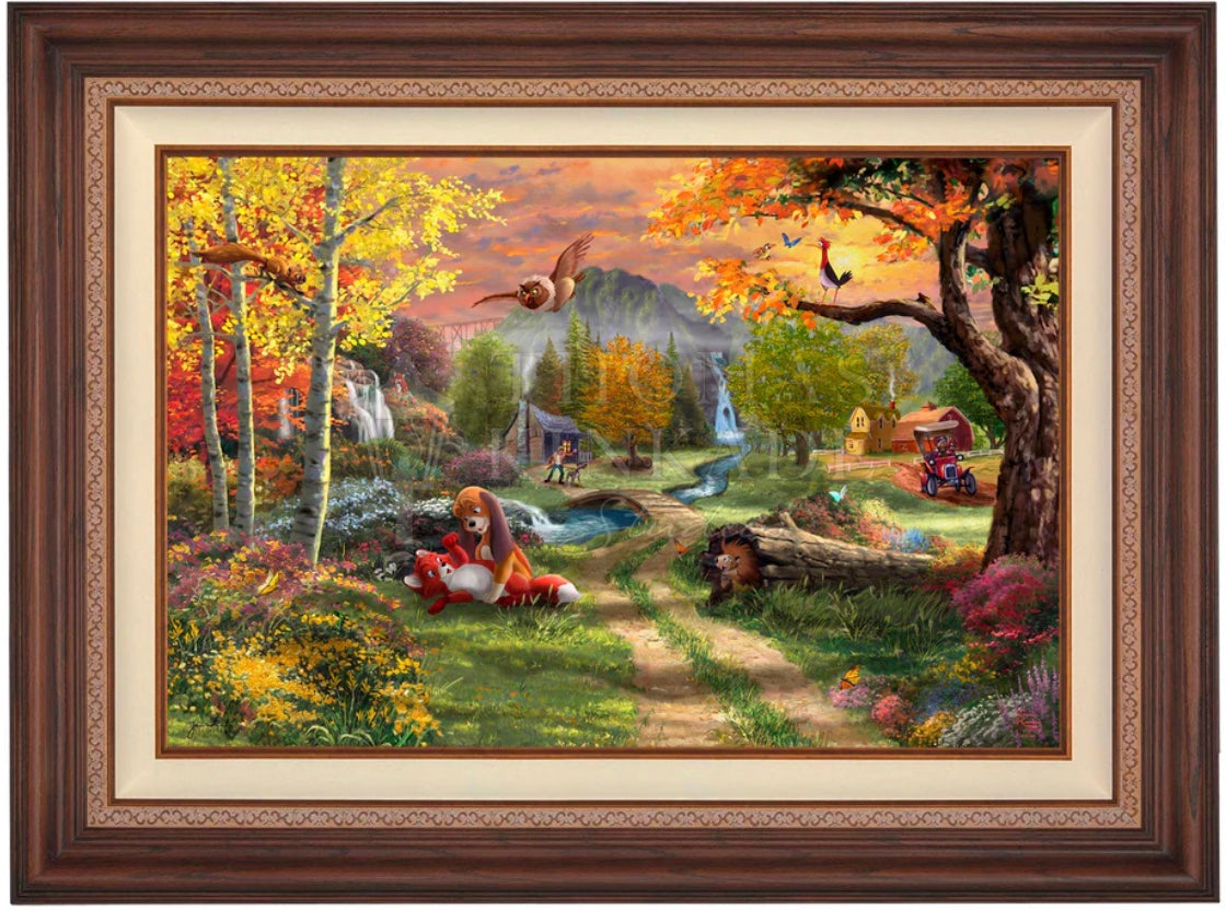 Fox and the Hound - Dark Walnut
