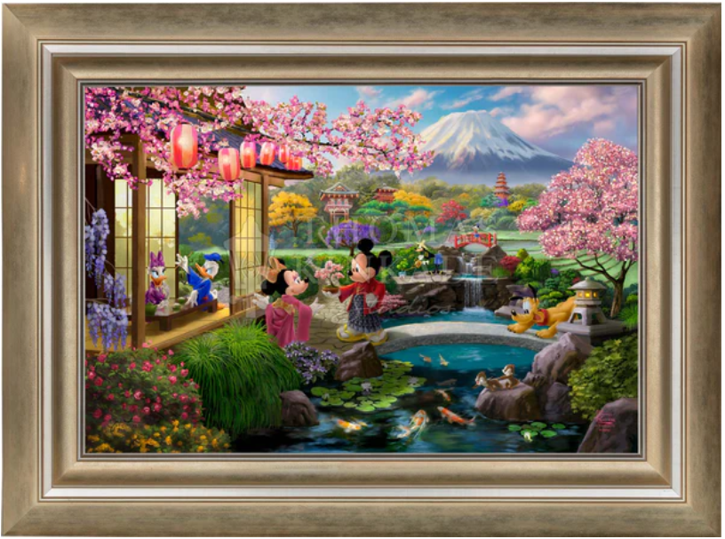 ディズニー絵画　70 Years Of Love ミッキーマウス ミニー Disney Mickey and Minnie in Japan Limited Edition Canvas – Gallery
