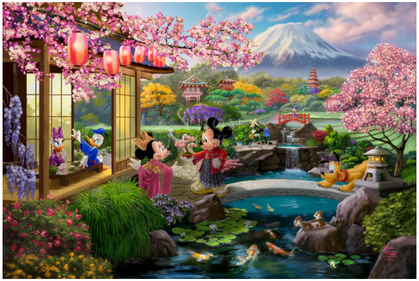 Disney Mickey and Minnie in Japan Limited Edition Canvas – Gallery