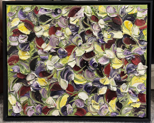MENZIES - Hidden Garden 30 x 24" original oil - artist framed