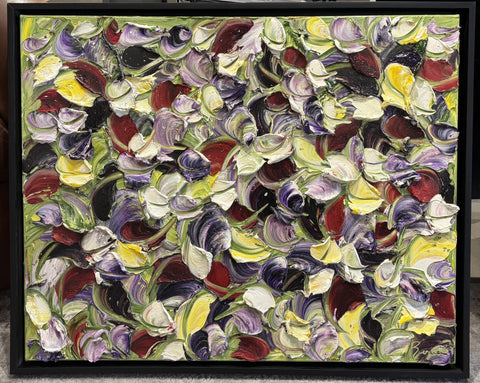 MENZIES - Hidden Garden 30 x 24" original oil - artist framed