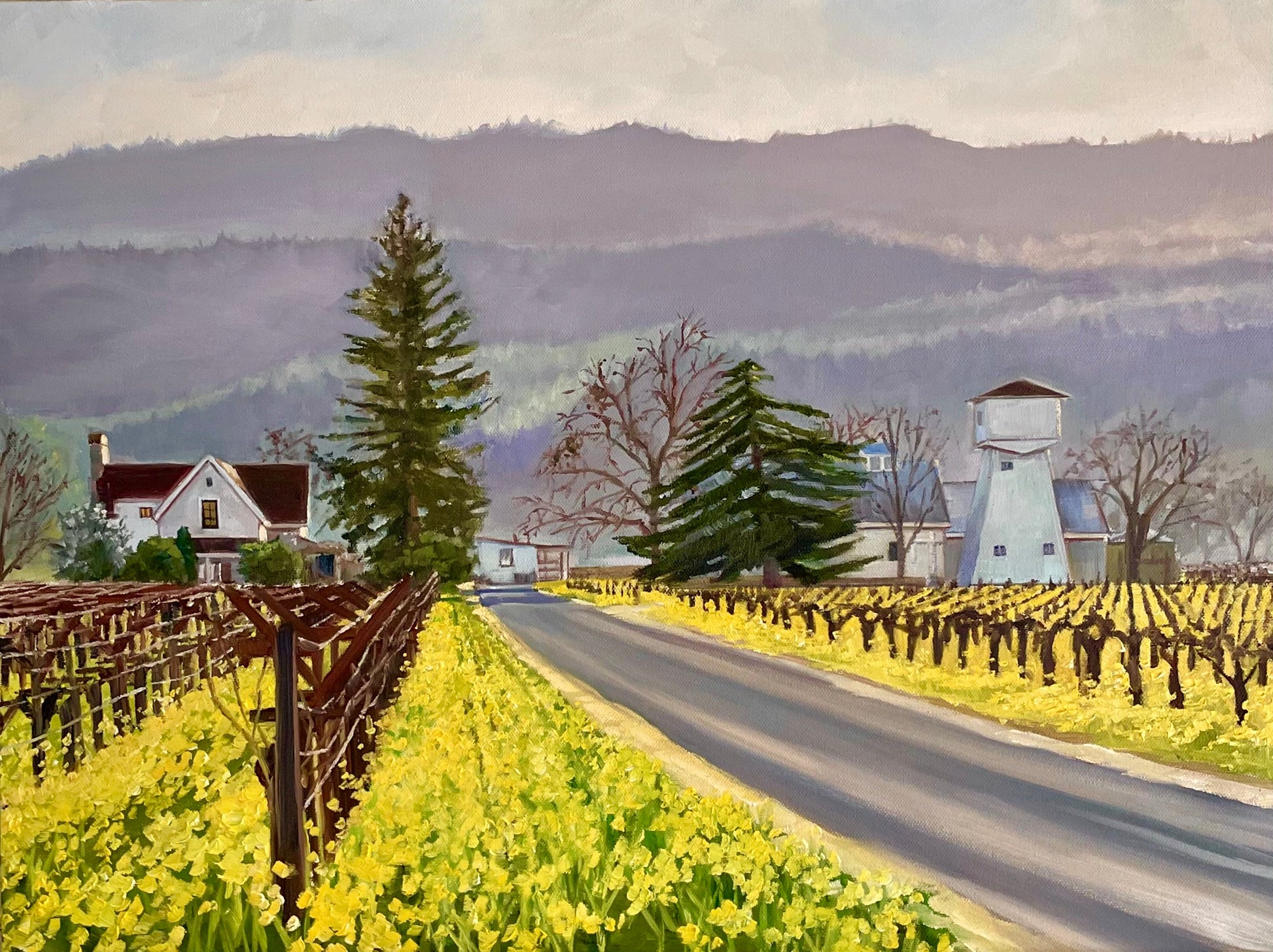 Mustard Season in the Valley by Susan Hoehn