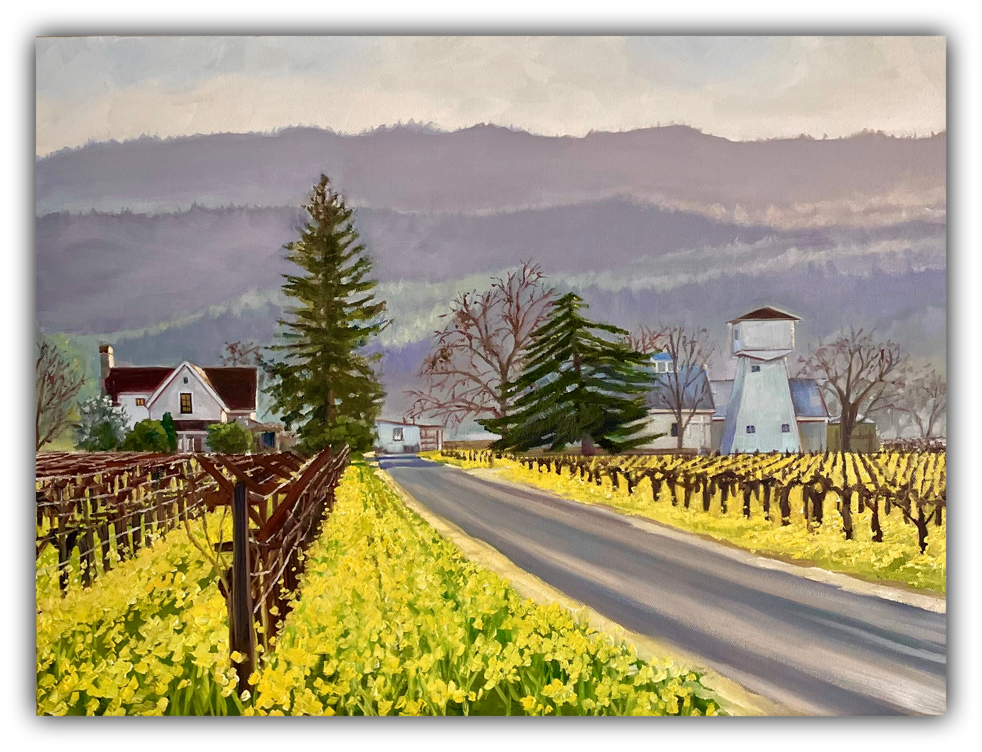 Mustard Season in the Valley by Susan Hoehn