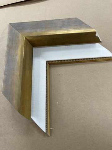 Custom Contemporary Gold Frame