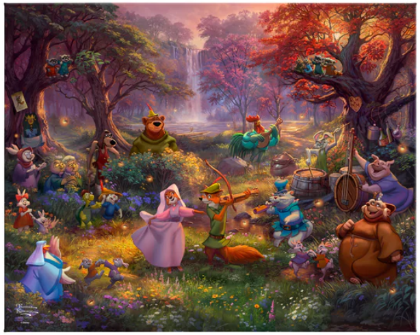 Disney's Robin Hood Gallery Wrapped Canvas from Thomas Kinkade Studios