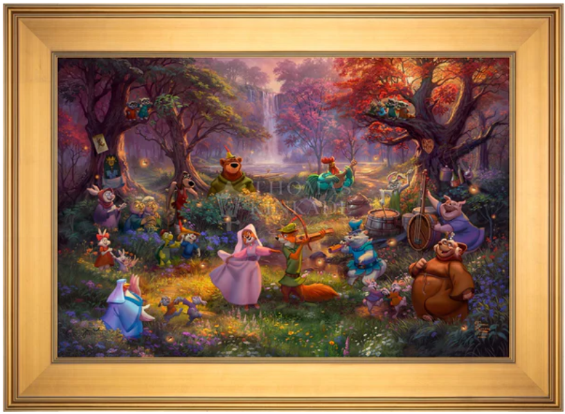 Robin Hood Limited Edition Canvas from Thomas Kinkade Studios - Gallery Gold DLX