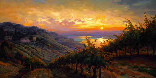 Tuscany Splendor, Tuscany Reflections & Alsace Morning by Leon Roulette