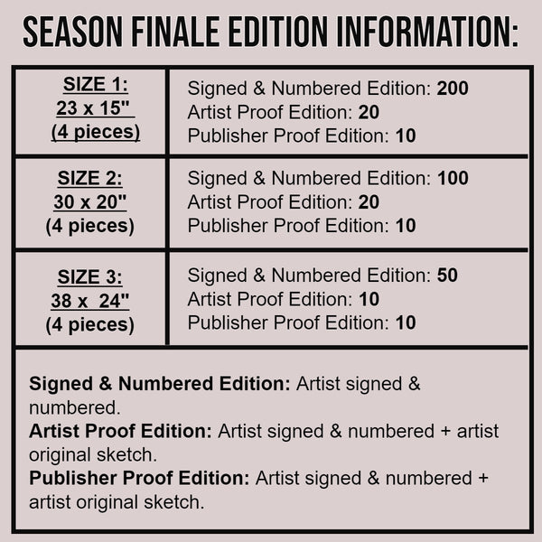 Season Finale - Limited Edition Quadriptych by Eric Christensen