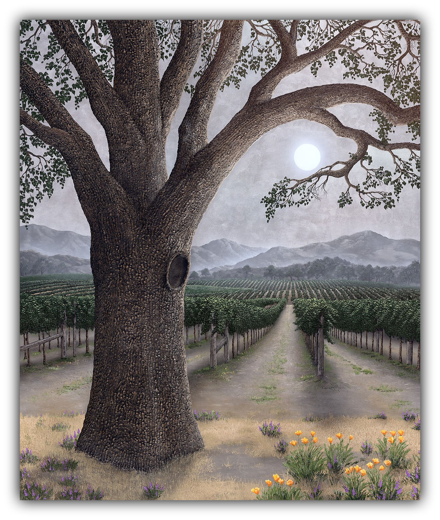 Silver Oak Ambiance painting of Napa Valley by Patrick O'Rourke