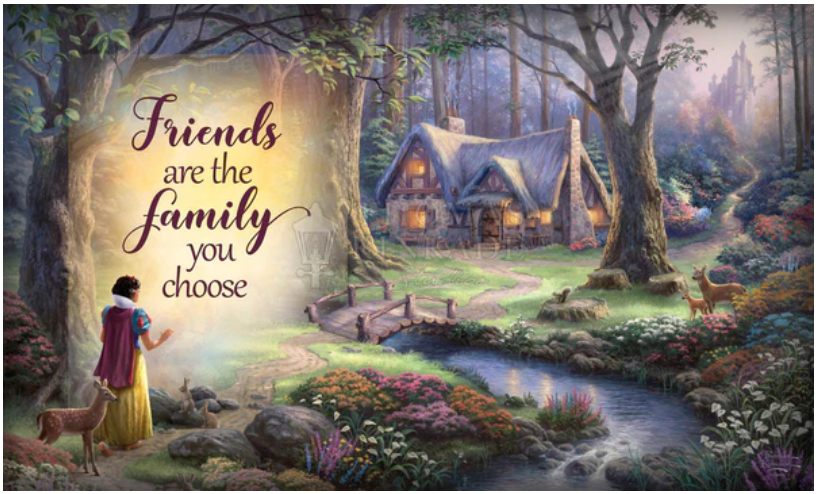 Disney Snow White Discovers the Cottage – Wood Sign