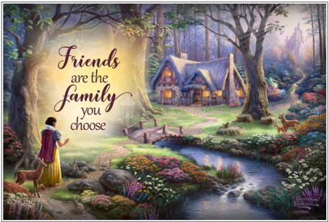 Disney Snow White Discovers the Cottage – Wood Sign